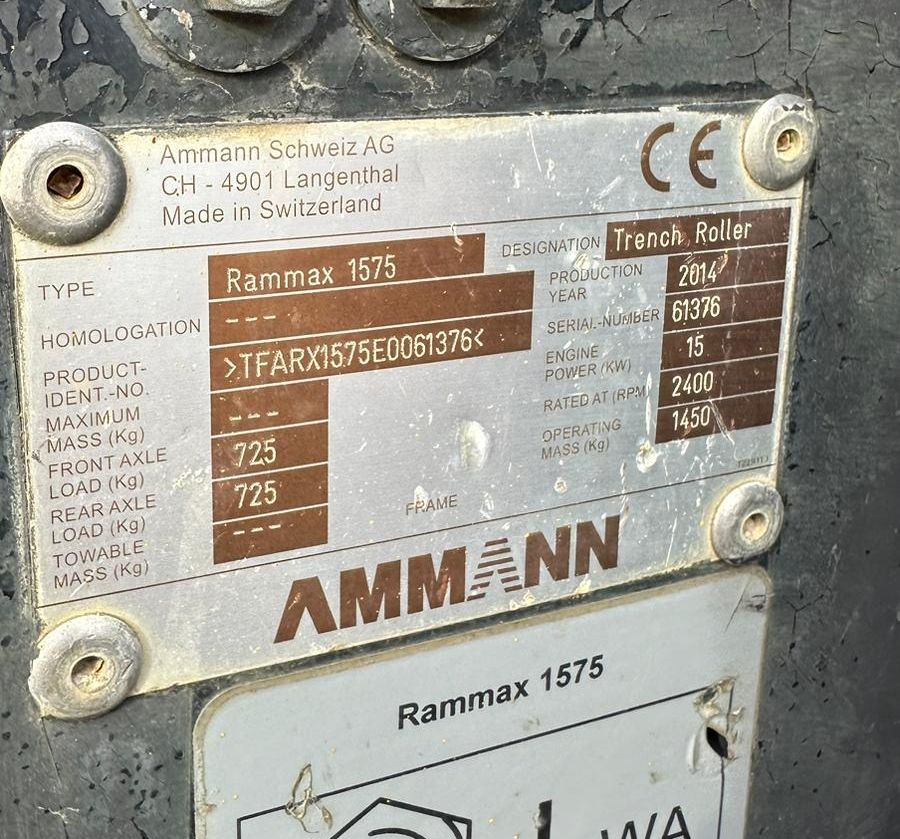 AMMANN ARX 1575 / 2014 rok / 920 mth