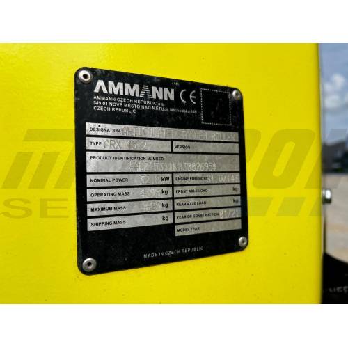 Używany walec tandemowy AMMANN ARX 45-2 2021 r